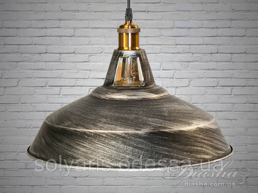 Люстра-підвіс світильник у стилі Loft 7586-390-BK-SV (39 см)
