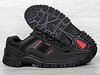 40, 42 р. Чоловічі кросівки демісезонні чорні весна-осінь (Кз-27ч-2)