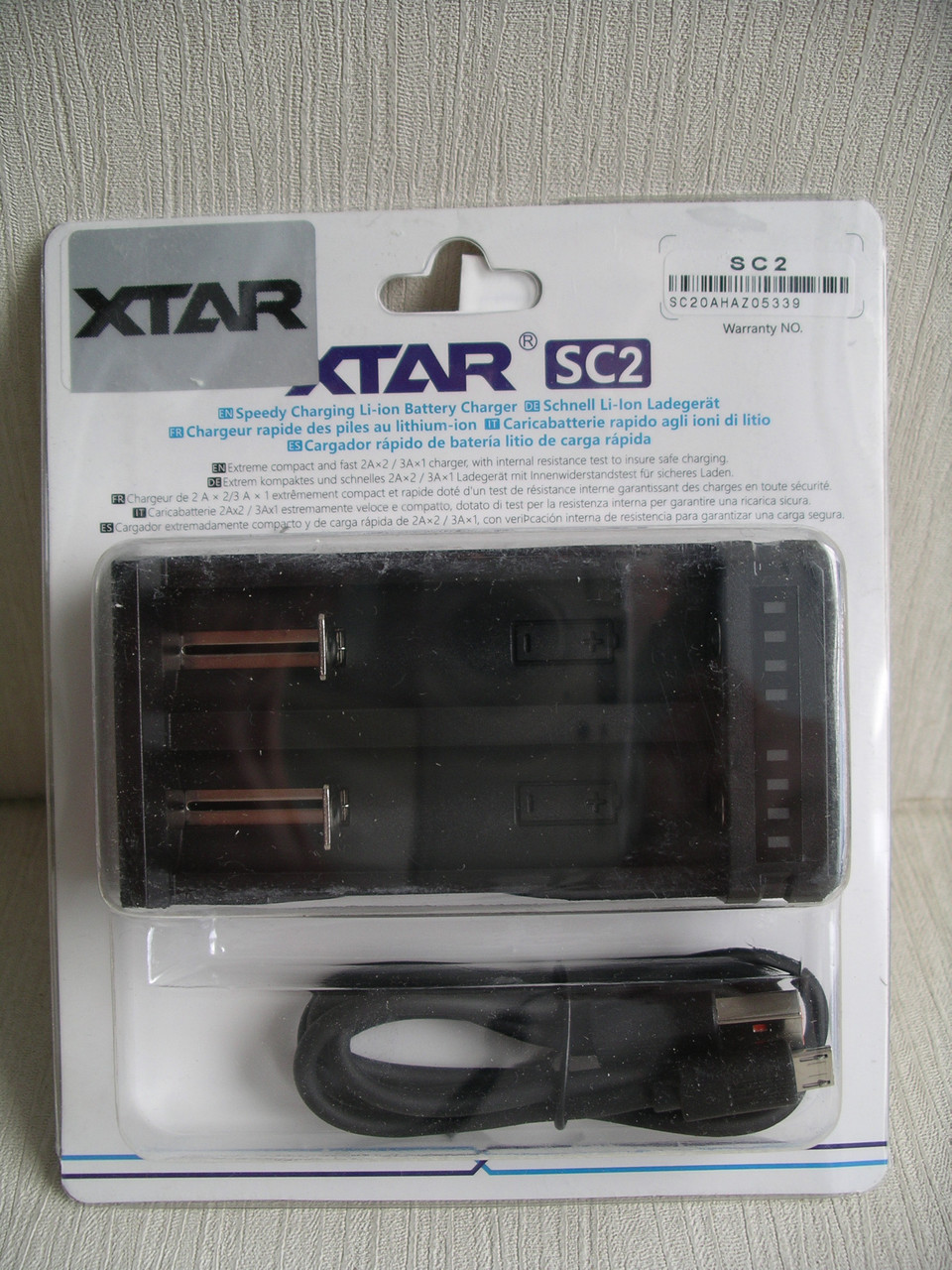 Зарядний пристрій XTAR SC2