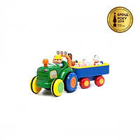 Детская игрушка Kiddieland «Трактор фермерский с прицепом».