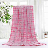 Махрове простирадло двоспальне 180х200/м'яке махрове простирадло/простирадло бавовна з махрою, фото 4