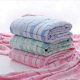 Махрове простирадло двоспальне 180х200/м'яке махрове простирадло/простирадло бавовна з махрою, фото 2