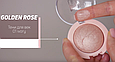Тіні для повік Golden Rose Nude Look Matte & Pearl Baked Eyeshadow, фото 6