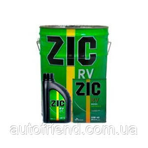 Полусинтетическое моторное масло Zic(Зик) Rv Diesel 10w40 20л. - фото 1 - id-p111638251