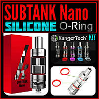 Комплект оригинальных уплотнительных колец. KangerTech Subtank NANO Silicone O-Ring Set (2шт). Оригинал.