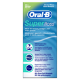 Зубна нитка ORAL-B Super Floss вощений м'ятний, 50 м