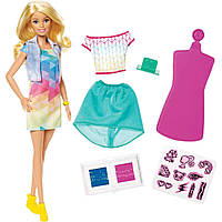 Кукла Барби дизайнер Цветной штамп (Barbie Crayola Color Stamp Fashions Set, Blonde)