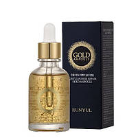 Ампульна сироватка для обличчя з натуральним золотом Eunyul Power Repair Gold Ampoule 30 мл (8809435404382), фото 3