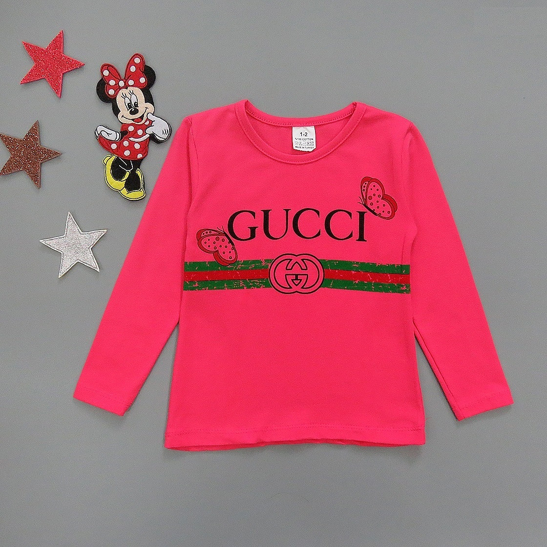 Лонгслив Gucci для дівчинки. 1-2 роки