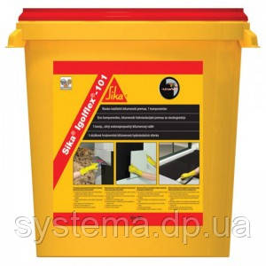 Sika® Igolflex®-101 - Однокомпонентні, тонкошарове, бітумне покриття для фундаментів, 32 кг, фото 1