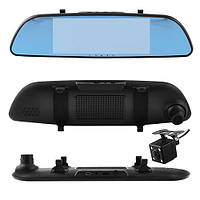 Автомобільний відеореєстратор-дзеркало 701 з двома камерами, 7", 1080P Full HD