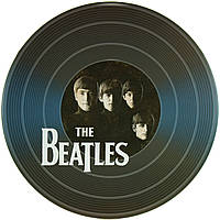 Металлическая табличка / постер "The Beatles (1982)" 30x30см (ms-001343)