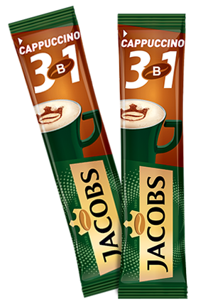 Кавовий напій Jacobs 3 in 1 Cappuccino 24 x 12,5 г