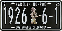 Металева табличка / постер "Мерілін Монро / Marilyn Monroe (1926 6-1)" 30x15см (ms-001117)