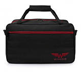 Сумка дорожная на чемодан Wings TB01 Ручная кладь 40x25x20 см Дорожня Сумка в літак Ручна поклажа, фото 6