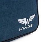 Сумка дорожная на чемодан Wings TB01 Ручная кладь 40x25x20 см Дорожня Сумка в літак Ручна поклажа, синій колір, фото 7