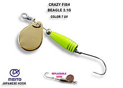 Обертова блешня BEAGER-2.1g