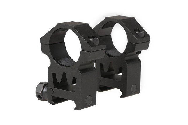 Подвійний монтаж оптики 25mm на шину RIS (високий) [Theta Optics] (для страйкболу), фото 3