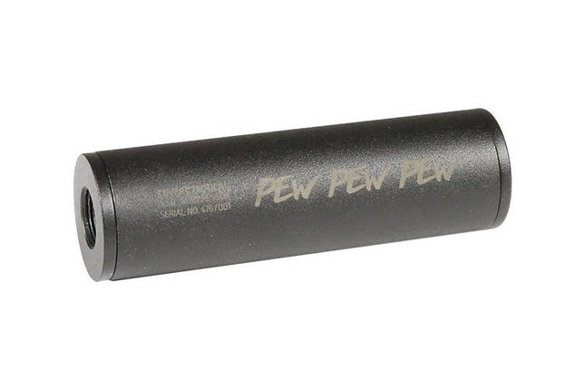 Глушник Covert Tactical PRO 30x100mm "Pew Pew Pew" [Airsoft Engineering] (для страйкболу), фото 1
