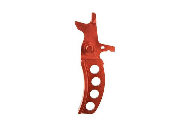 Спусковий гачок CNC для приводів типу M4 / M16 (D) - Red [RETRO ARMS] (для страйкболу), фото 4