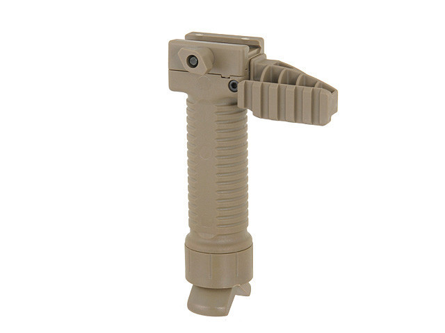 Ручка перенесення вогню з висувними сошками і монтажної планкою - Dark Earth [BattleAxe] (для страйкболу)