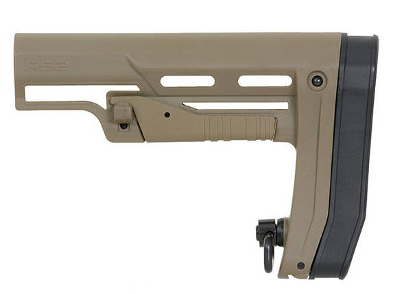 Тонкий приклад RS2 для серії AR-15 / M4 - Dark Earth [APS] (для страйкболу), фото 1