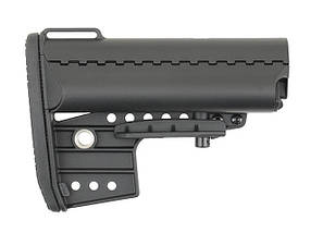 Модульний приклад з відділенням під акумулятор AR-15/M4 – BLACK [CYMA] (для страйкболу), фото 3