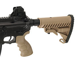Профільована пістолетна рукоятка типу G27 для M4/M16 - coyote (для страйкболу), фото 5