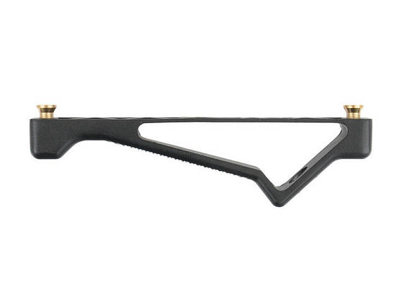Алюмінієва ручка перенесення вогню кутова для цівки в системі Key-Mod - Black [M-ETAL] (для страйкболу), фото 1