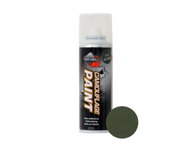 CAMO PAINT - Army Green 220ml [PUFF DINO] (для страйкболу)