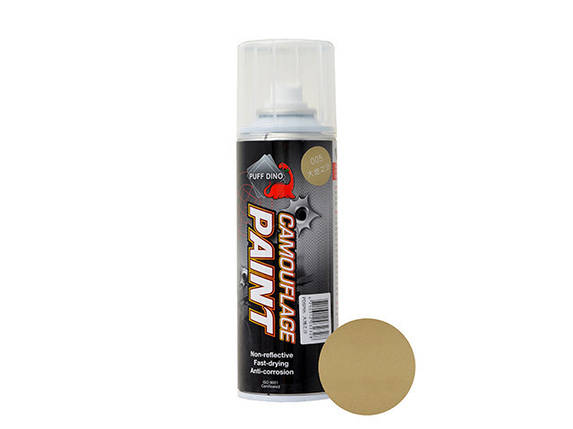 CAMO PAINT - Desert Sand 220ml [PUFF DINO] (для страйкболу), фото 1