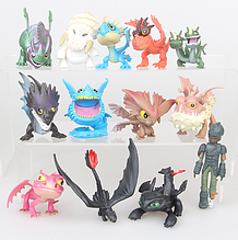 Набір колекційних фігурок Dragons Як приборкати дракона (13 штук)