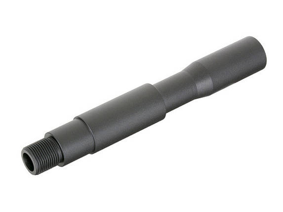 Подовжувач зовнішнього дула 117mm фігурний [SLONG AIRSOFT] (для страйкболу), фото 1