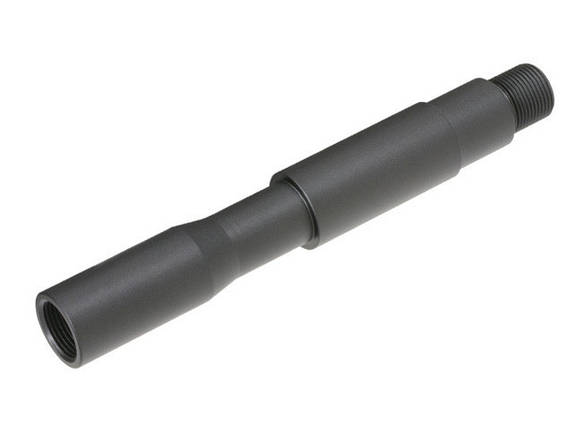 Подовжувач зовнішнього дула 117mm фігурний [SLONG AIRSOFT] (для страйкболу), фото 2