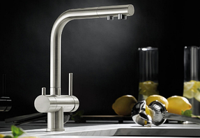 Змішувач для кухонної мийки Blanco Fontas II inox