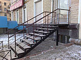 Вхідна група з металу, ганок, вхід до приміщення проектування та монтаж, фото 5
