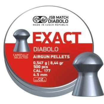 Пули для пневматики JSB Diabolo Exact 0,547 гр 4.5 мм (500 шт)