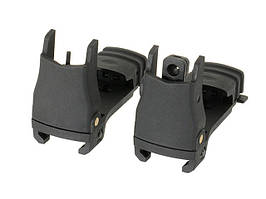 Приціл низькопрофільний складаний - Black [FMA] (для страйкболу)