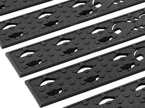 Набір плоских захисних панелей для цівки Key-Mod - Black [BattleAxe] (для страйкболу), фото 4