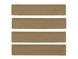 Набір захисних накладок для цівки Key-Mod Type B — Dark Earth (для страйкболу)