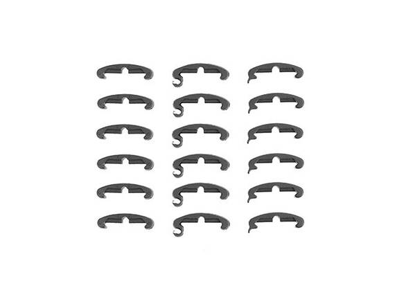 Набір 60 захисних кліпс для цівки - Black [FMA] (для страйкболу), фото 2