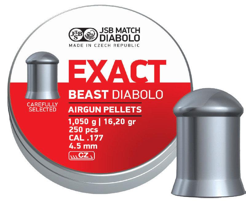 Кулі для пневматики JSB Diabolo Exact Beast 1.05 г 4.52 мм (250 шт)