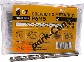 Свердло Ø 5,2 мм для металу P6M5 спіральне з циліндричним хвостовиком DIN 338 G (ГОСТ 10902-77)