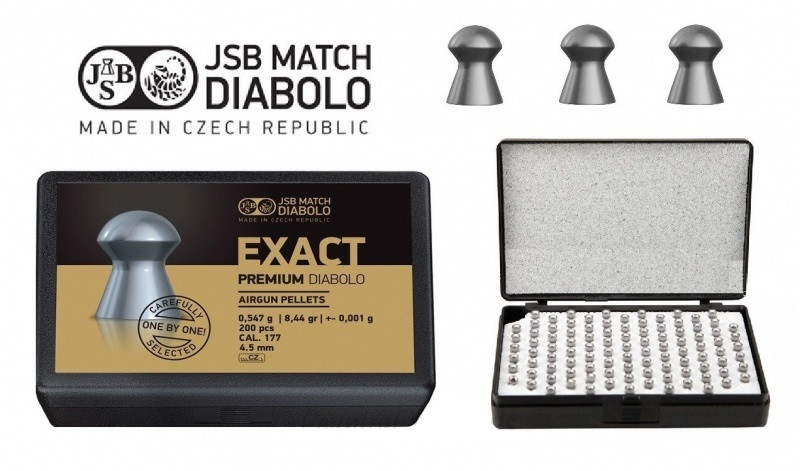 Кулі для пневматики JSB Exact Premium 0,547 г 4.52 мм (200 шт)