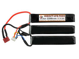 Акумулятор Li-Po 2200mAh 11,1V 20C - Deans [IPower] (для страйкболу)