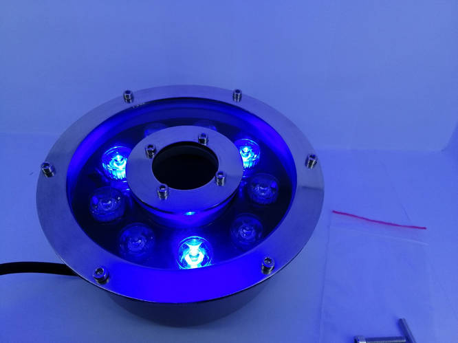 Светодиодный подводный прожектор RGB DC12v 9 Вт IP68 с пультом для ...