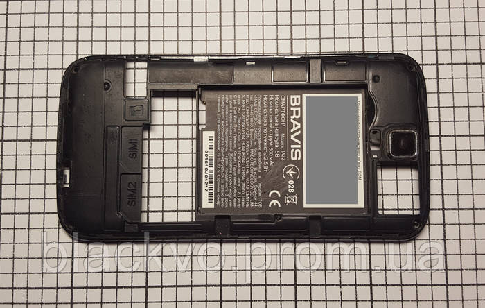 Купити Корпус Bravis JAZZ (середня частина) для телефону Б/У ...