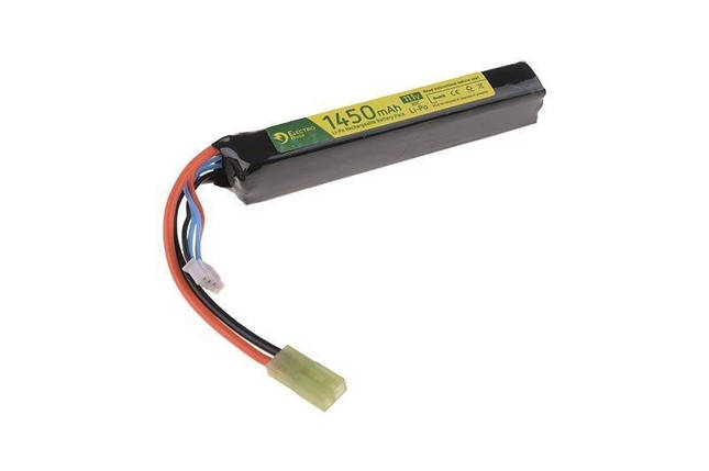 Акумулятор LiPo 11,1 V 1450mAh 30C [ElectroRiver] (для страйкболу), фото 1
