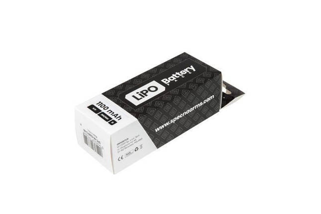 Акумулятор LiPo 11,1 V 1100 mAh 20/40C — T-Connect (Deans) [Specna Arms] (для стрейкболу), фото 3