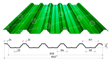 Профнастил С-44 Сталекс Профі, RAL 1015 (бежевий) PE 0.45 мм Модуль Україна, фото 5